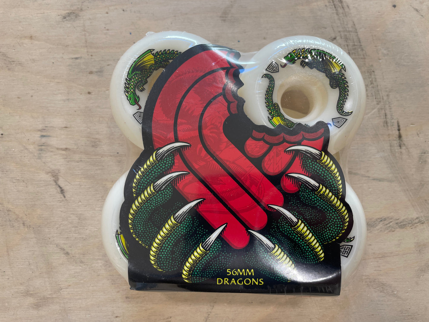 Powell Peralta DRAGON FORMULA 56 93A OFF WHITE 4PK