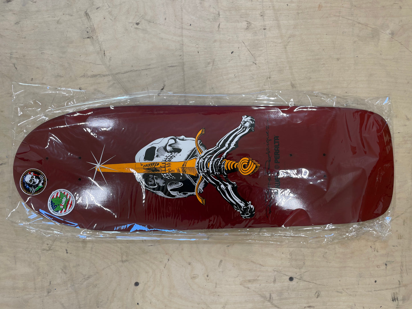 Powell Peralta OG RODRIGZ SAS SPN 08 10.0 166 SP3 BURGUNDY