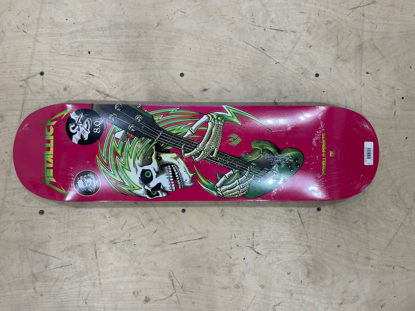 Powell Peralta FLIGHT 8 METALLICA COLLAB HOT PINK