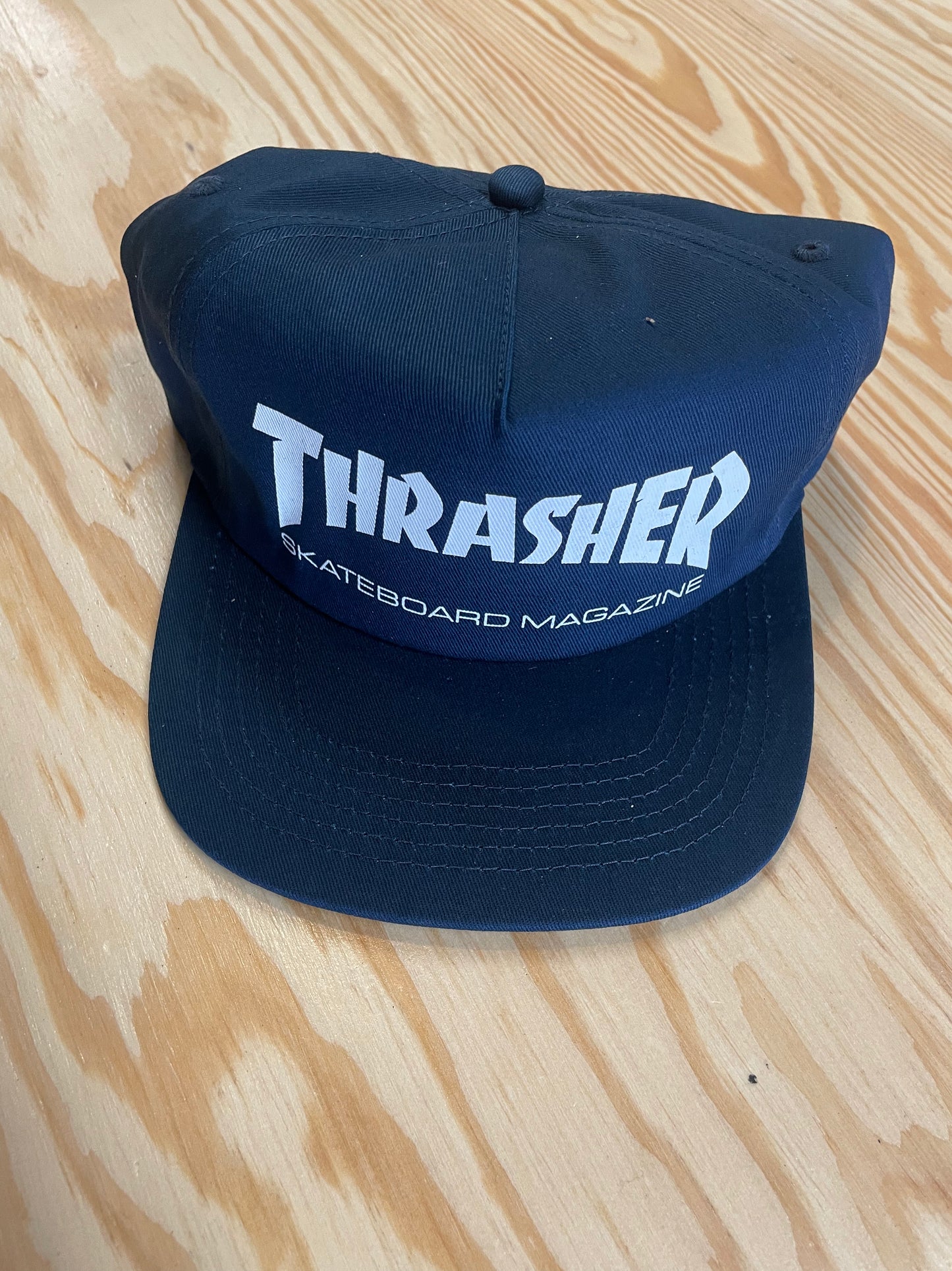 Thrasher SKATE MAG - SNAPBACK - NAVY/WHITE