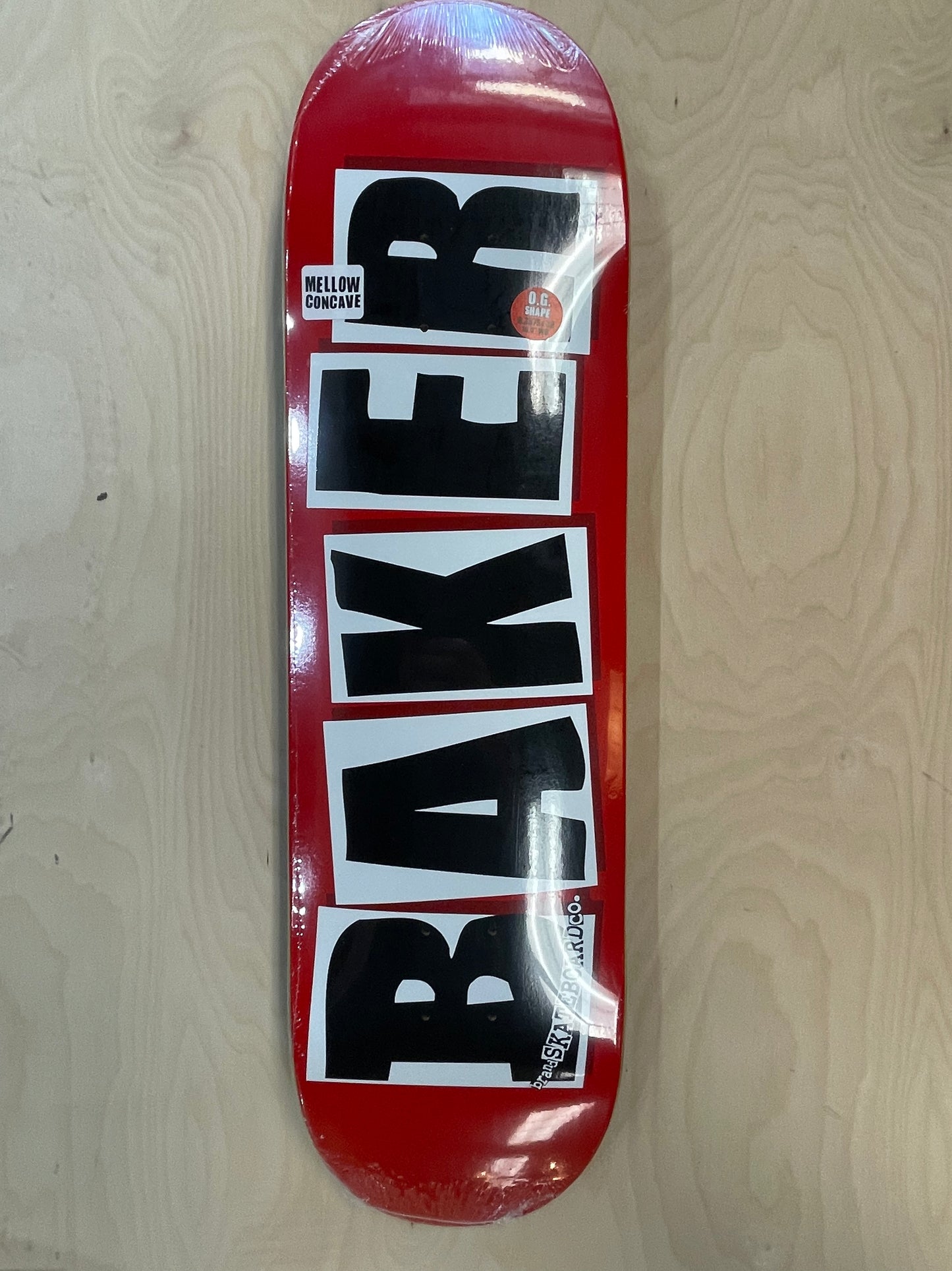 BAKER Brand Logo Black Deck 8.3875