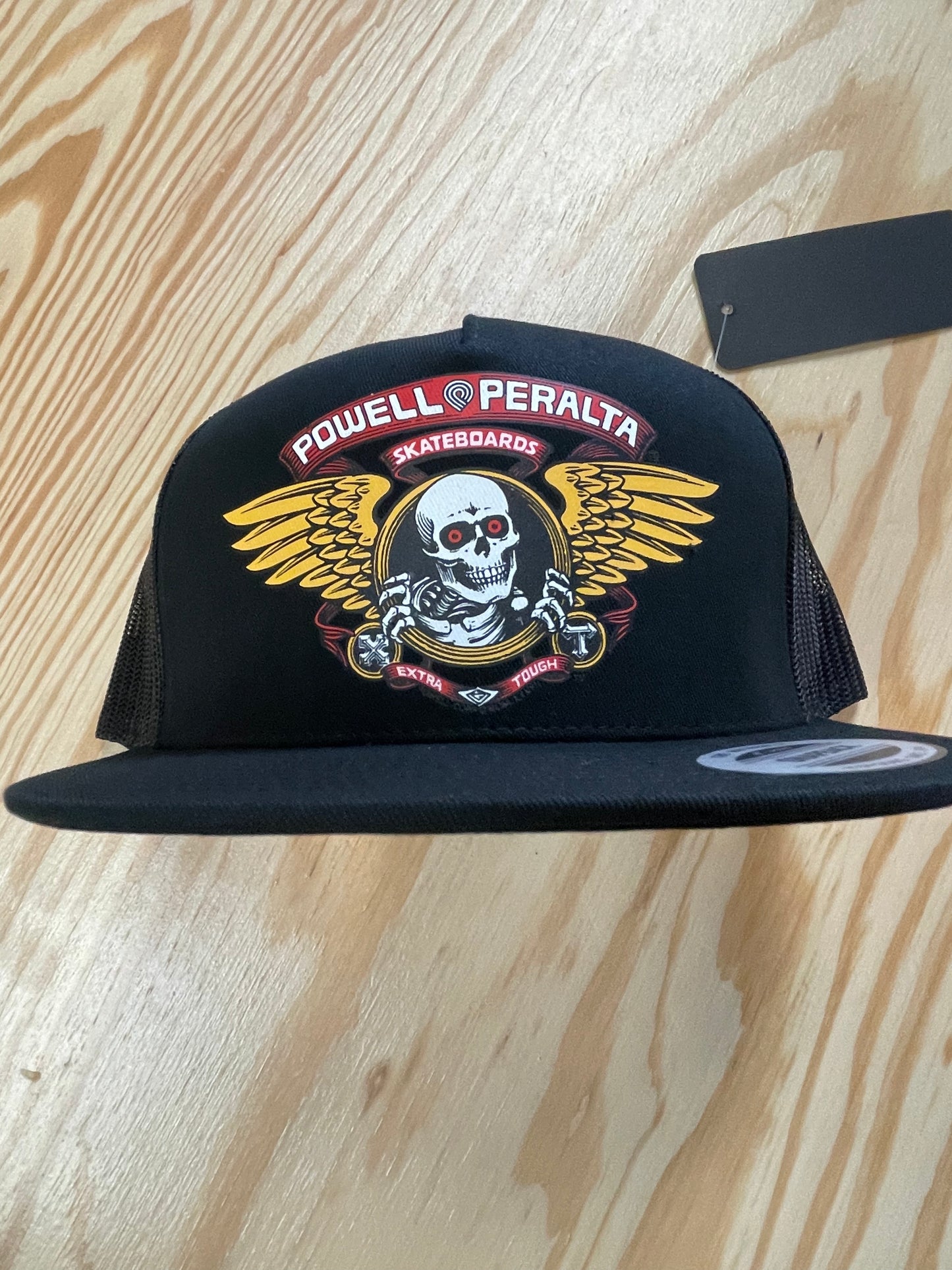 CAP TRUCKER PP WINGED RIPPER BLACK