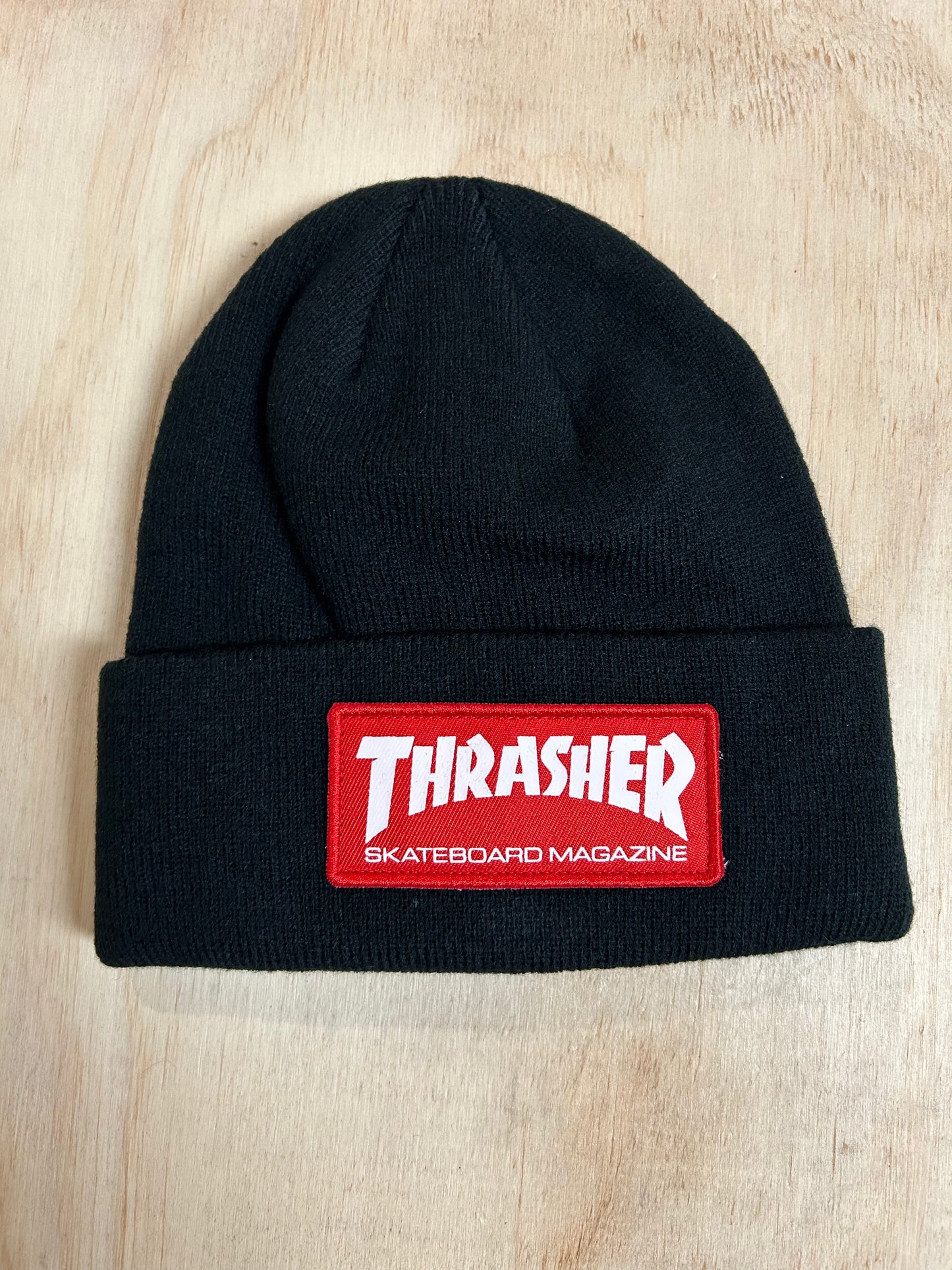 THRASHER SKATE MAG PATCH BEANIE