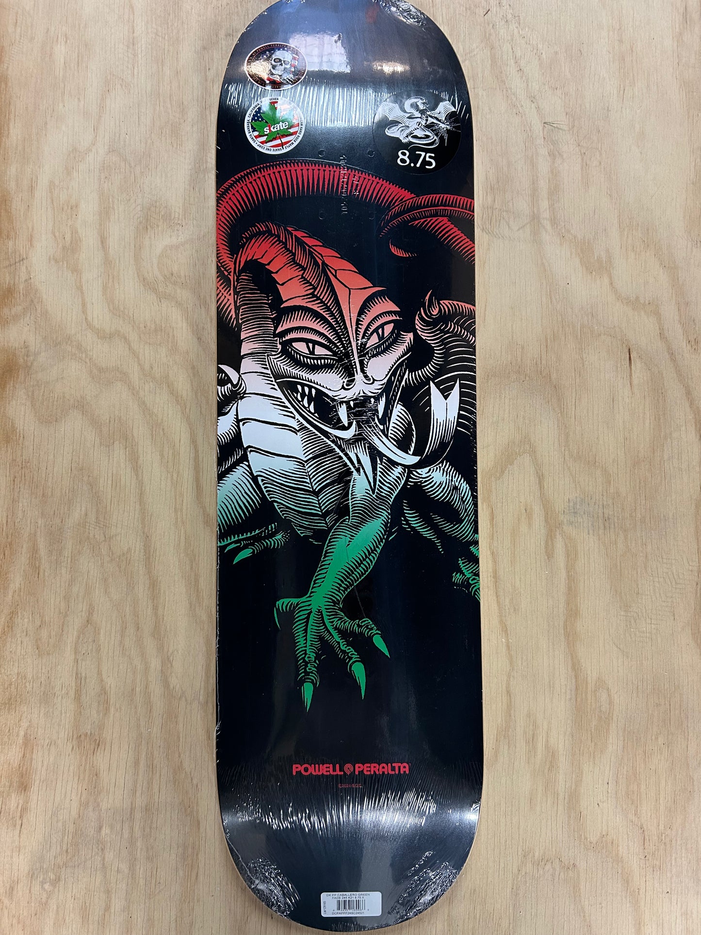 POWELL PERALTA CABALLERO GREEN FADE 8.75
