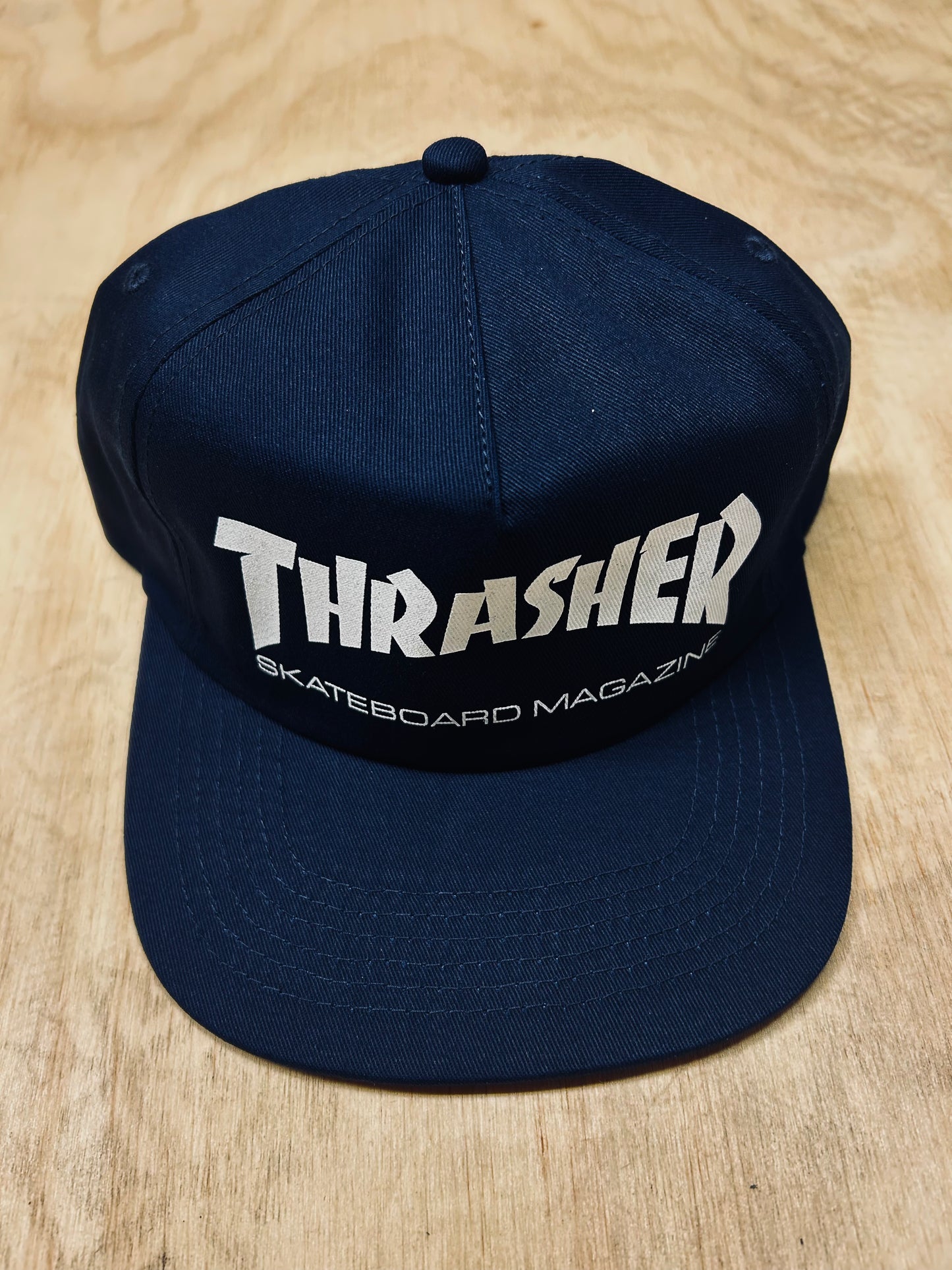 Thrasher SKATE MAG - SNAPBACK - NAVY/WHITE Hat