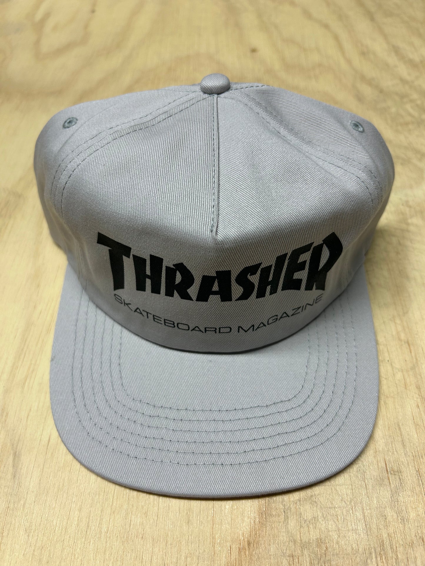 Thrasher SKATE MAG - SNAPBACK - GREY/BLACK Hat