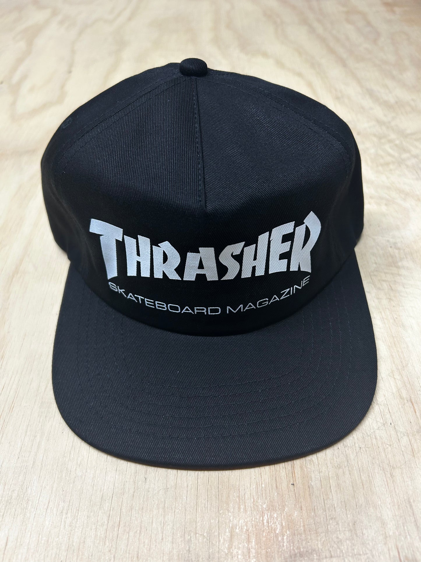 Thrasher SKATE MAG - SNAPBACK - BLACK/WHITE Hat