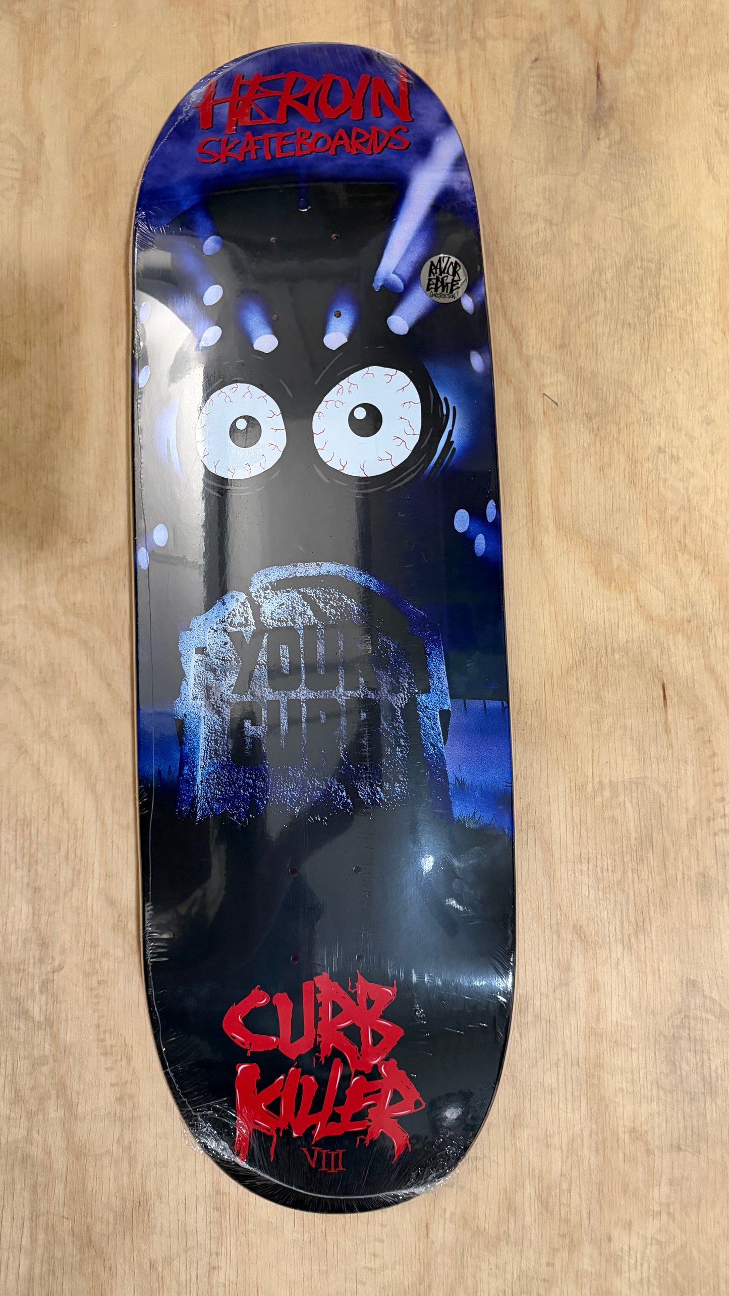 HEROIN Curb Killer 8 Skateboard Deck 10.0
