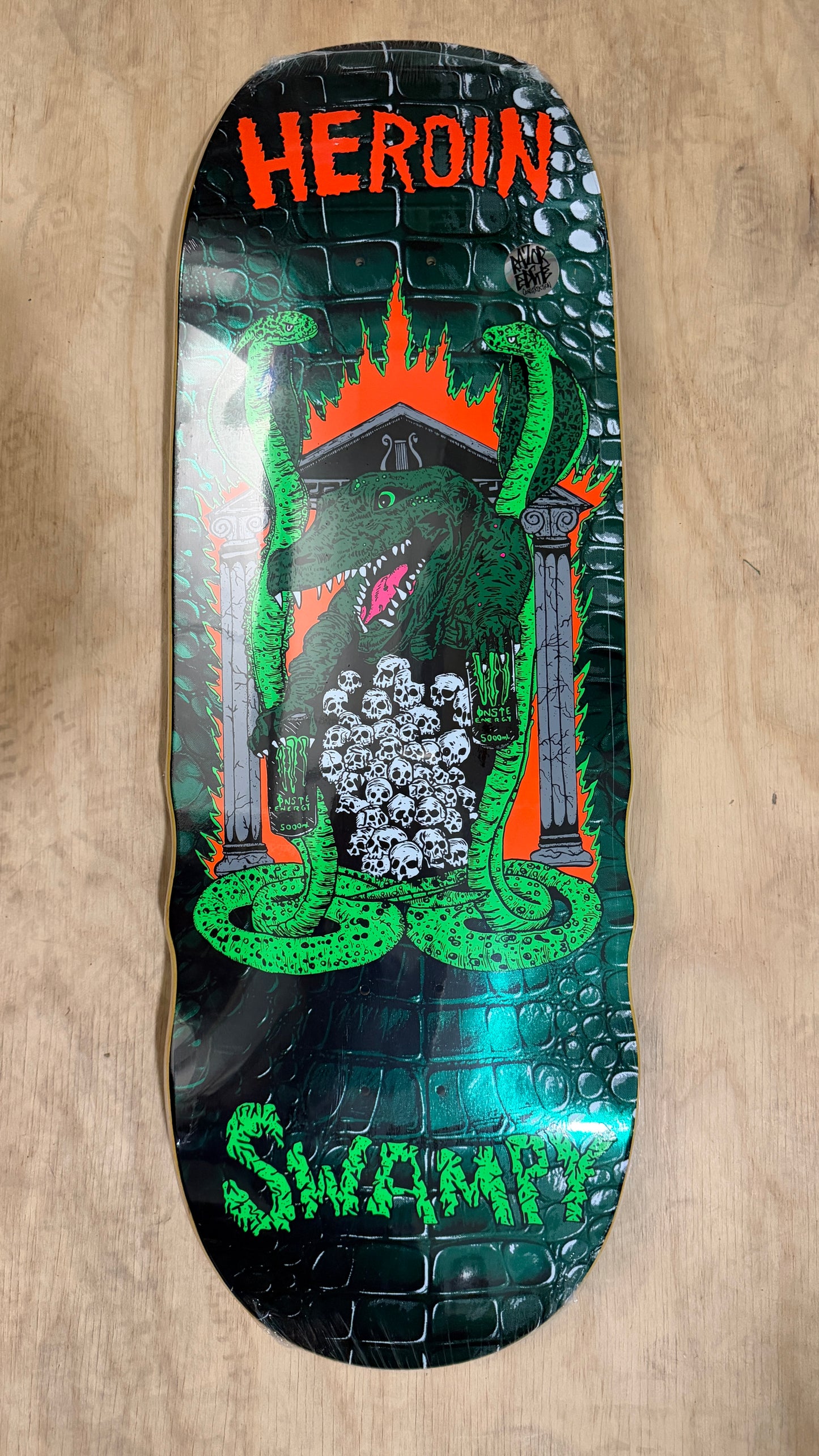 HEROIN Swampy Knock Off Deck 10.6
