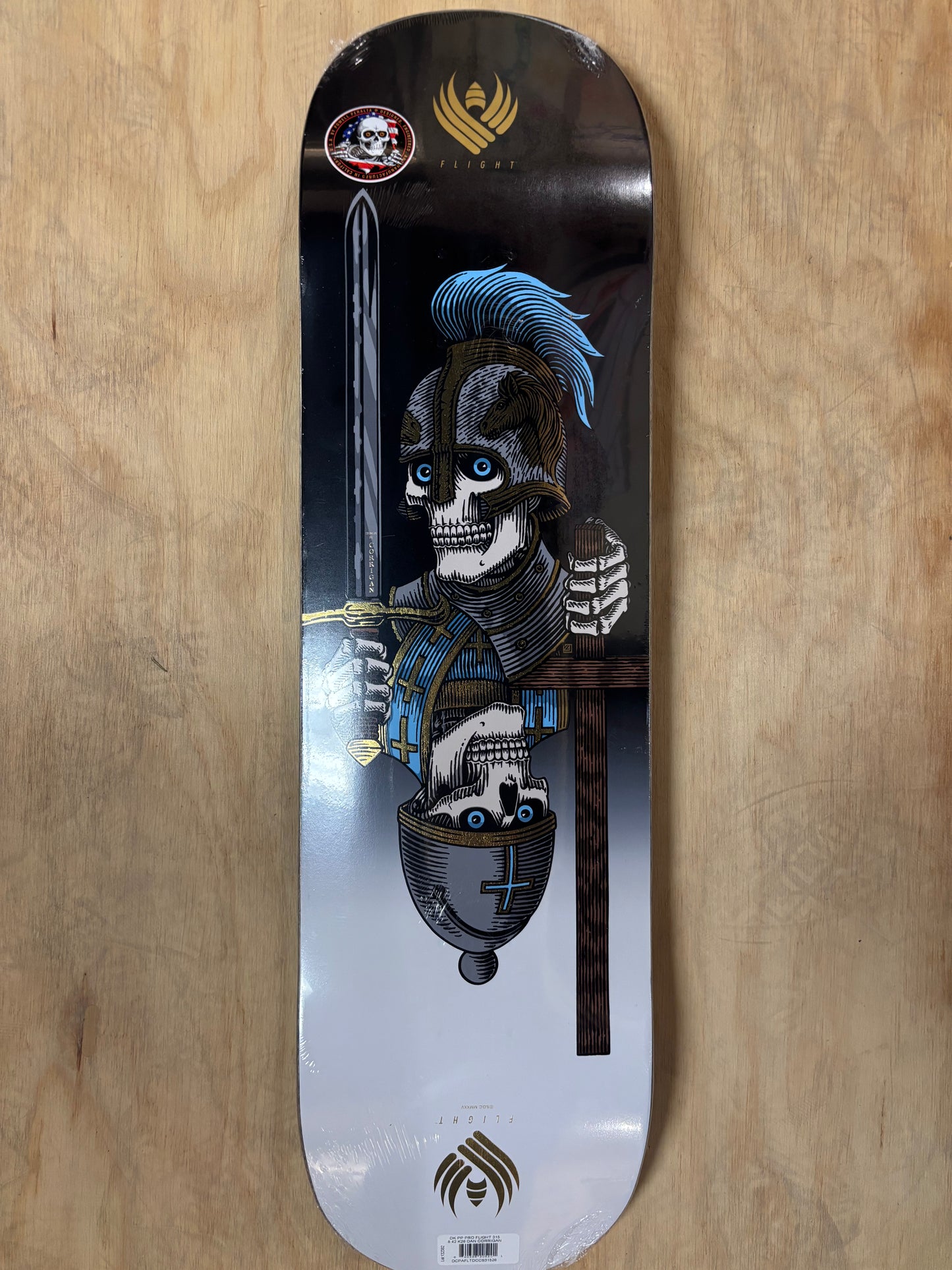 PRO FLIGHT 315 8.42 DAN CORRIGAN CHESS SKULLS