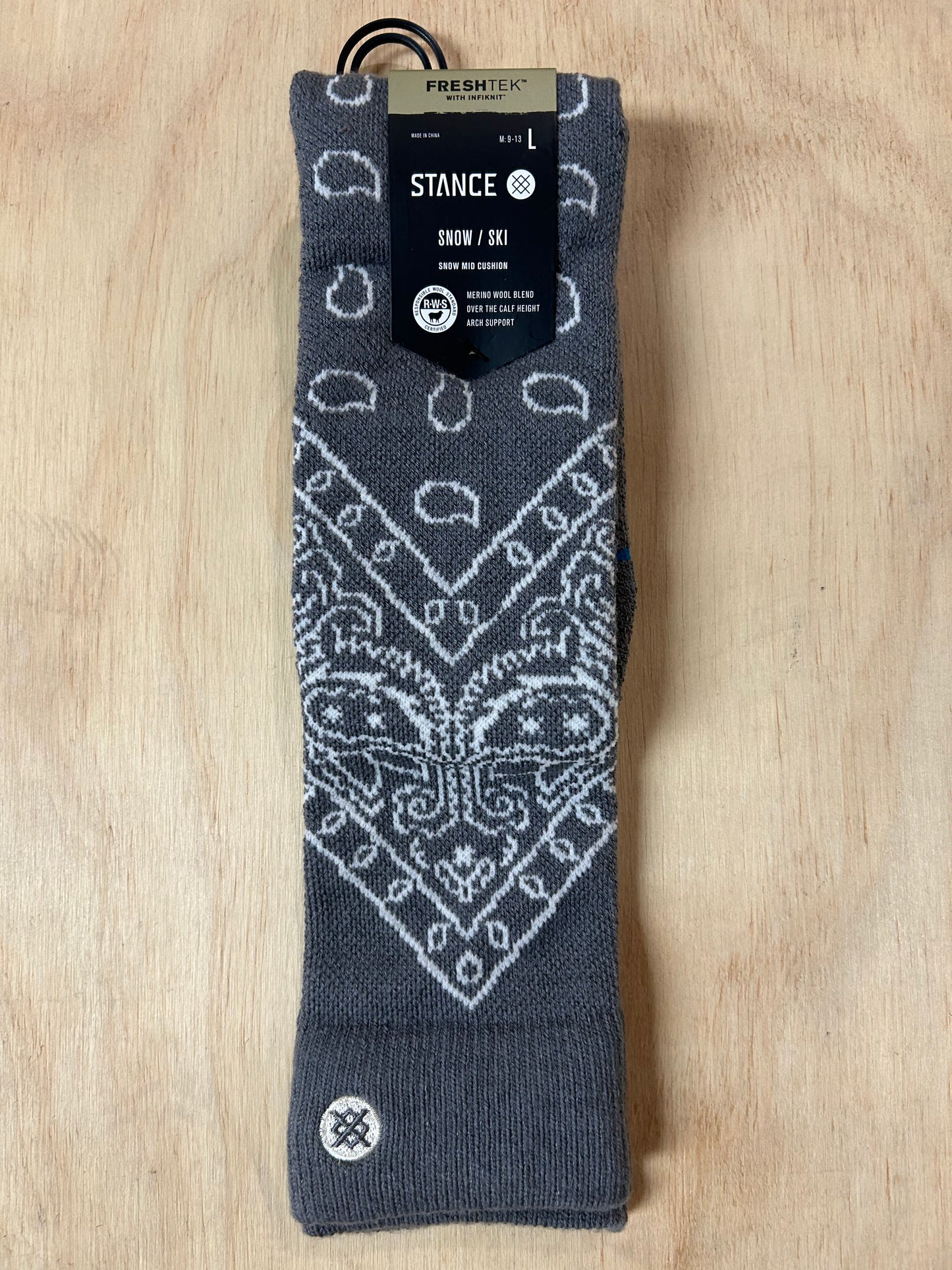 BARRIO MID WOOL SNOW - DARKGREY