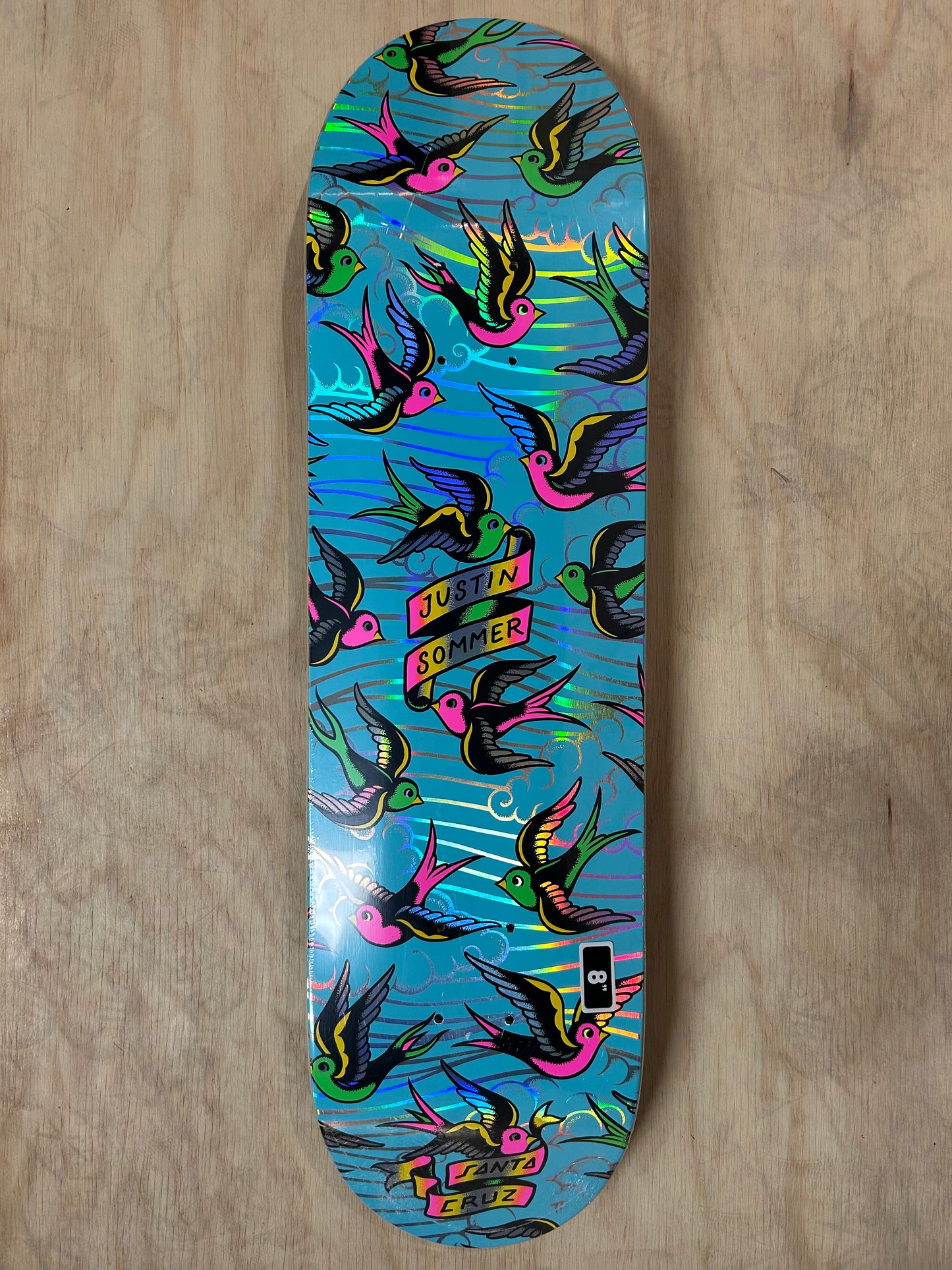 Sommer Sparrows Pro 8.0 Santa Cruz Deck