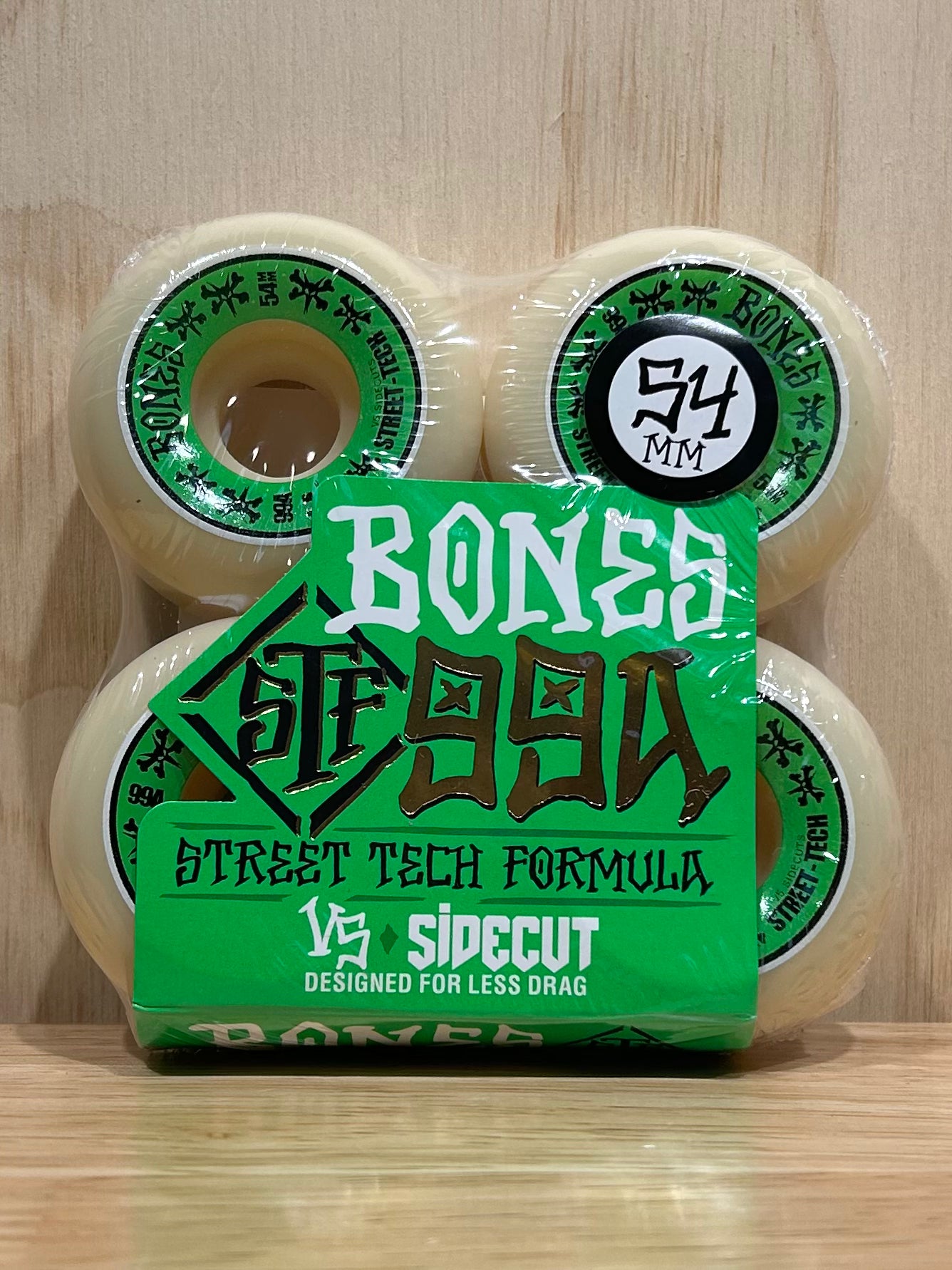 BONES Street Tech Formula 54 v5 Sidecuts 99A 4PK
