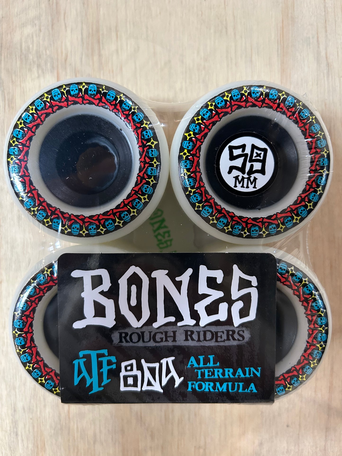 ROUGH RIDERS 59MM ALL-TERRAIN WHT 4PK ATF