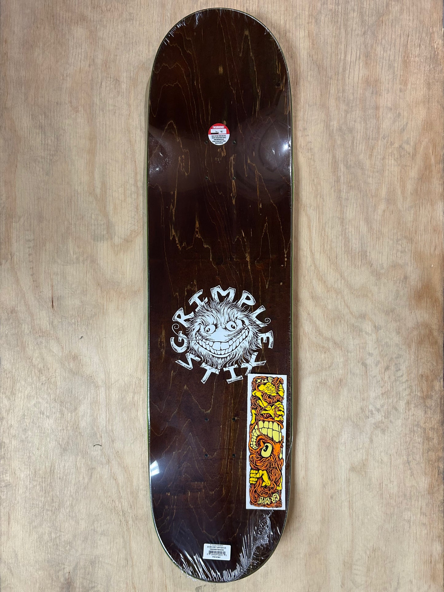 ANTI-HERO Hewitt Grimplestix Gryptids Skateboard Deck 8.65