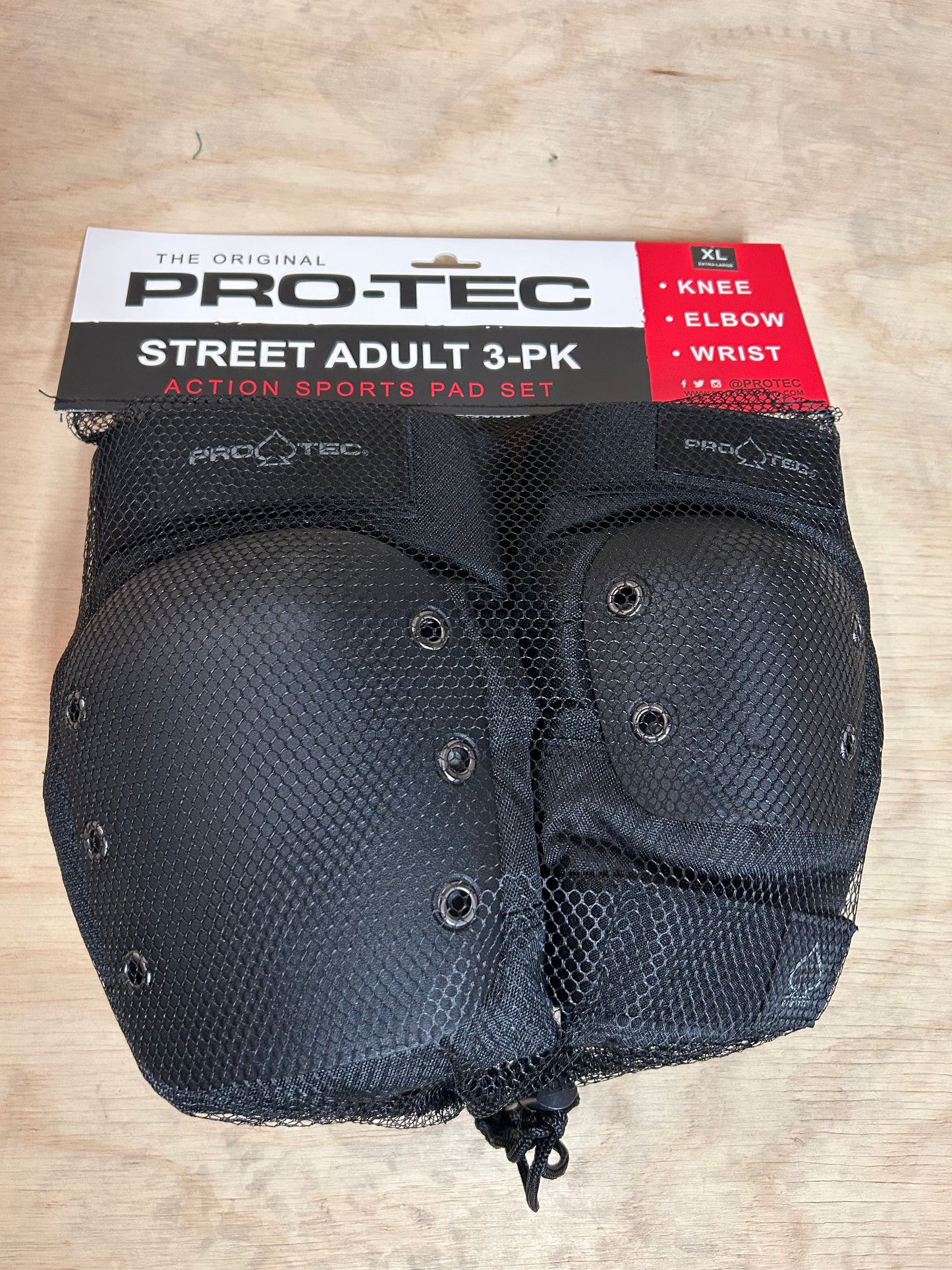 Pro-Tec Street ADULT 3 Pack - Black