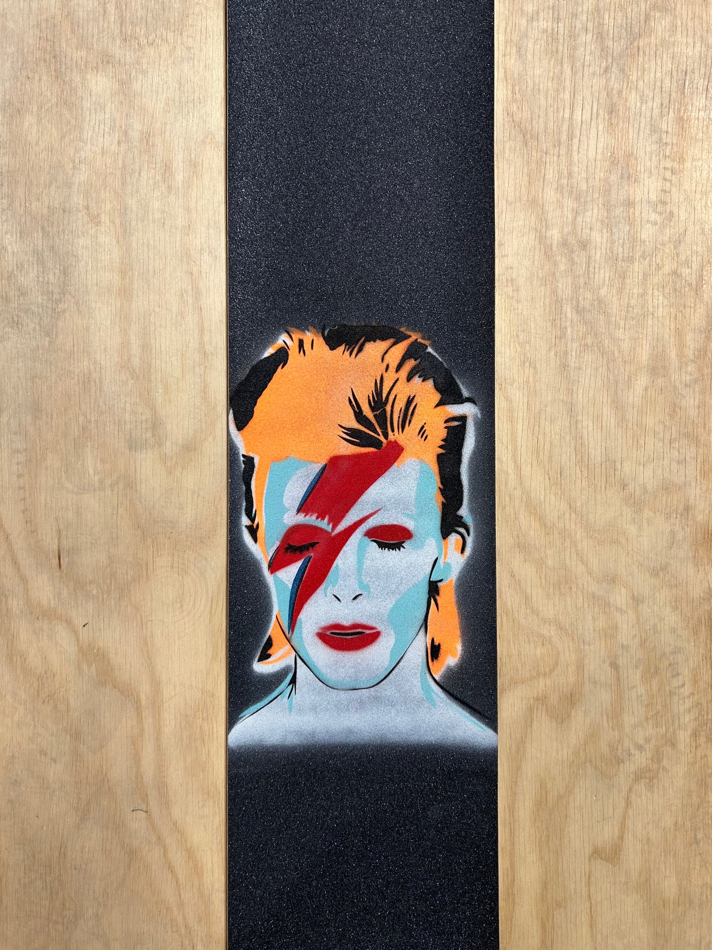 Moblow Griptape David Bowie - Red Orange Aqua