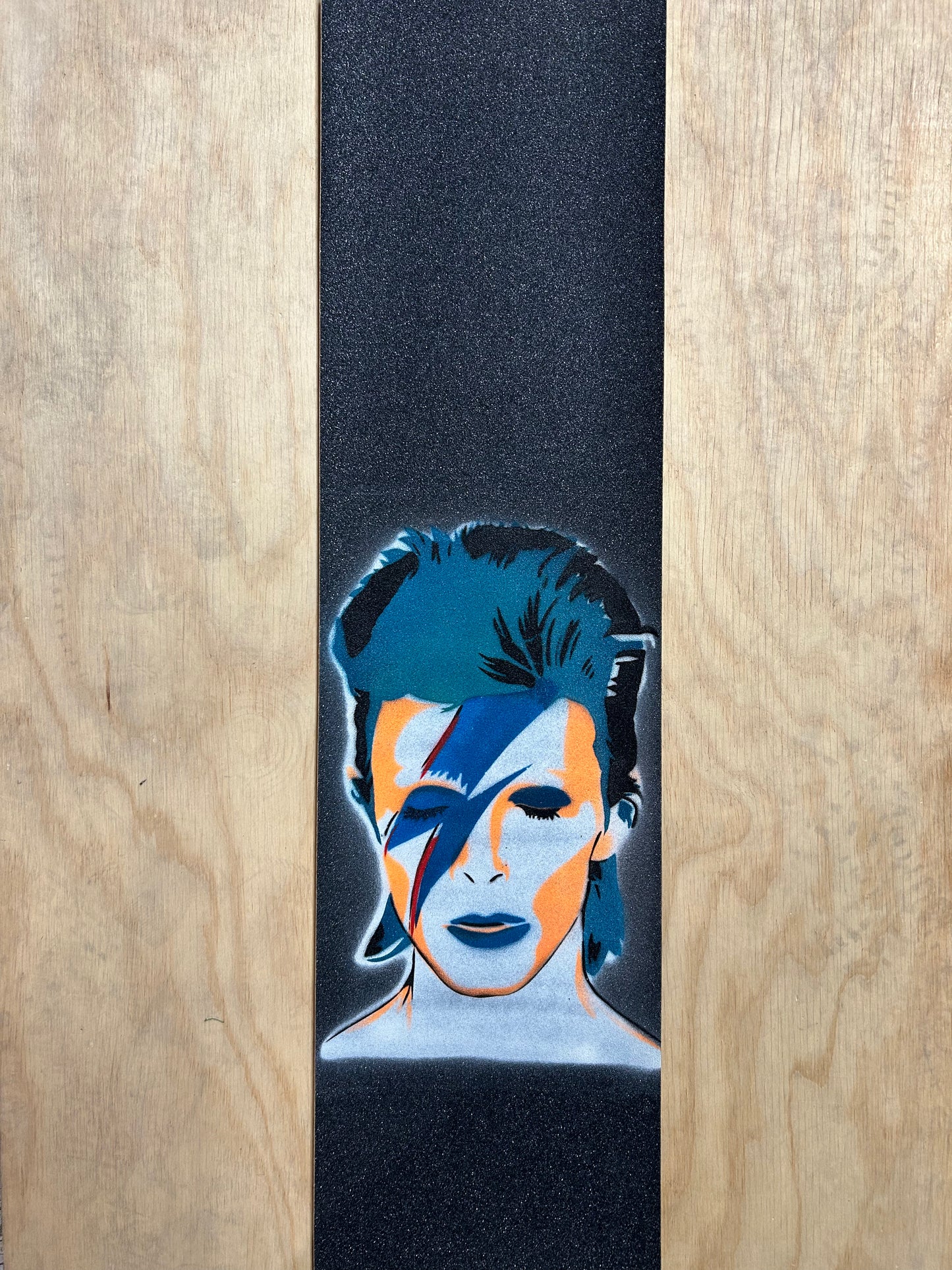 Moblow Griptape David Bowie - Orange Teal White