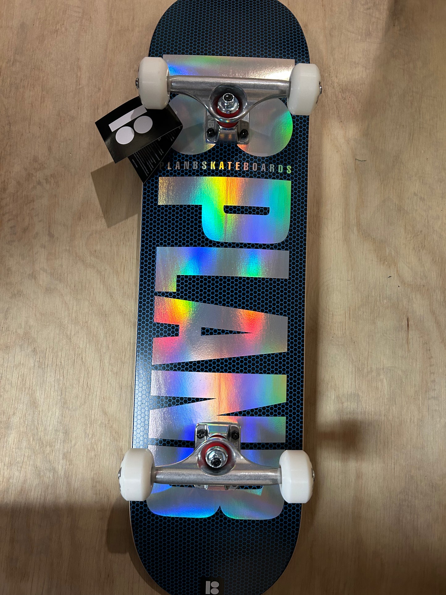 Plan B Og Honeycomb Black 8.25 Skateboard Complete