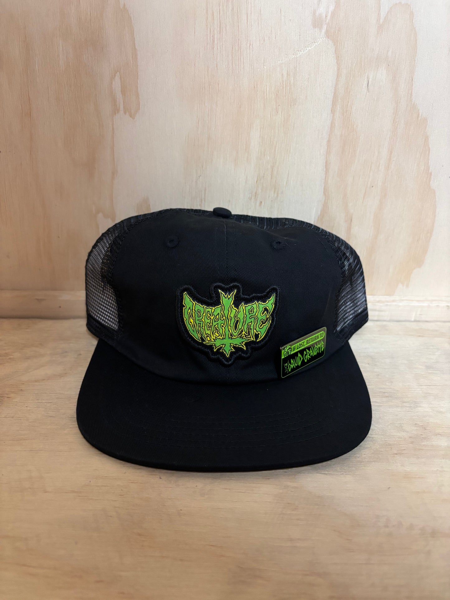 Gravette Hippie Skull 20th Snapback Unstructured Hat Black OS Unisex Creature