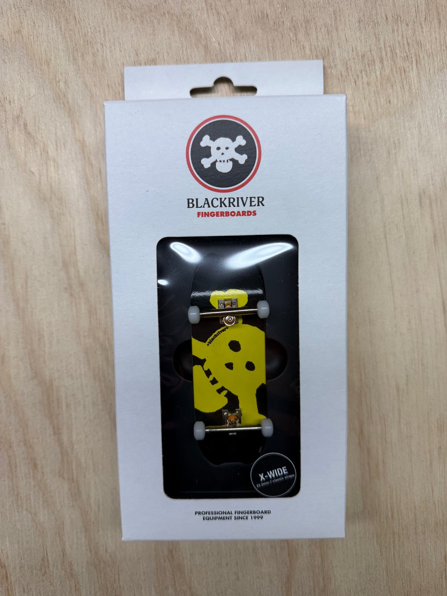 Blackriver Pro Complete Fingerboard - New Skull Yellow 33.3mm