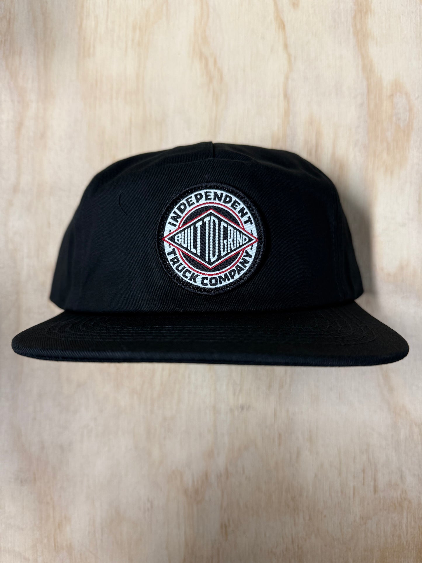 Independent Summit Snapback Unstructured Hat Black