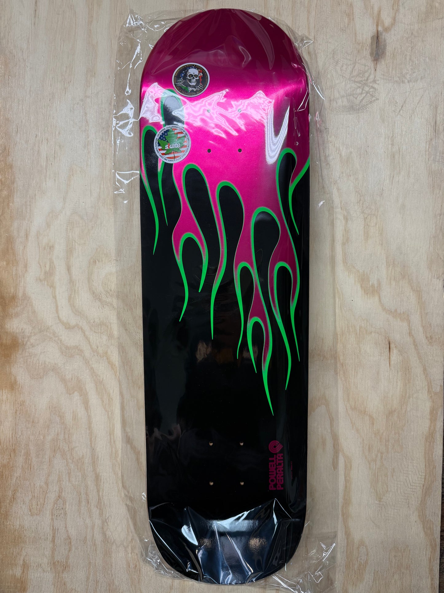 POWELL PERALTA NITRO HOTROD FLAMES 9.375 PINK
