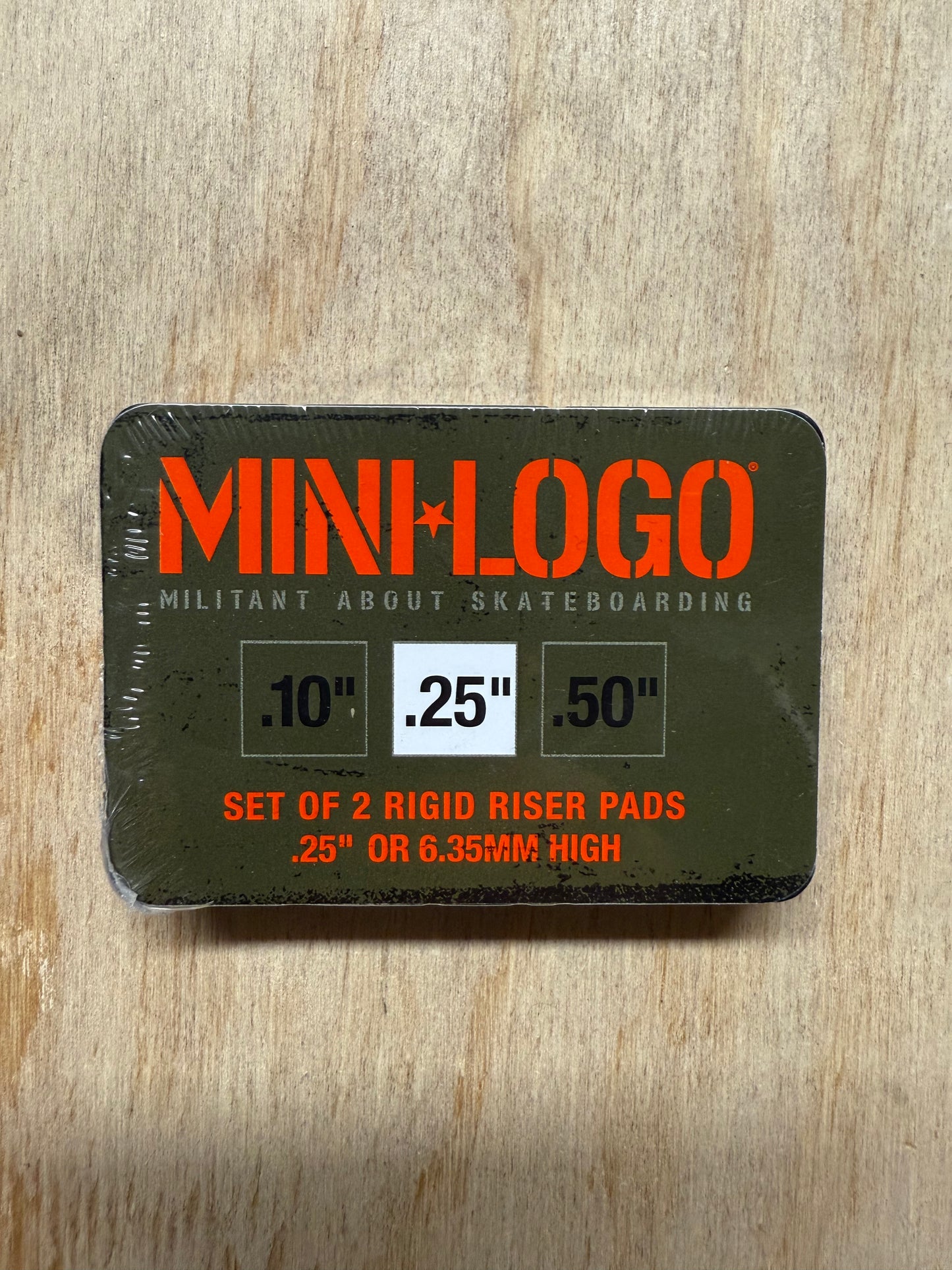 Mini Logo Riser Pads .25" | Riser Rigid