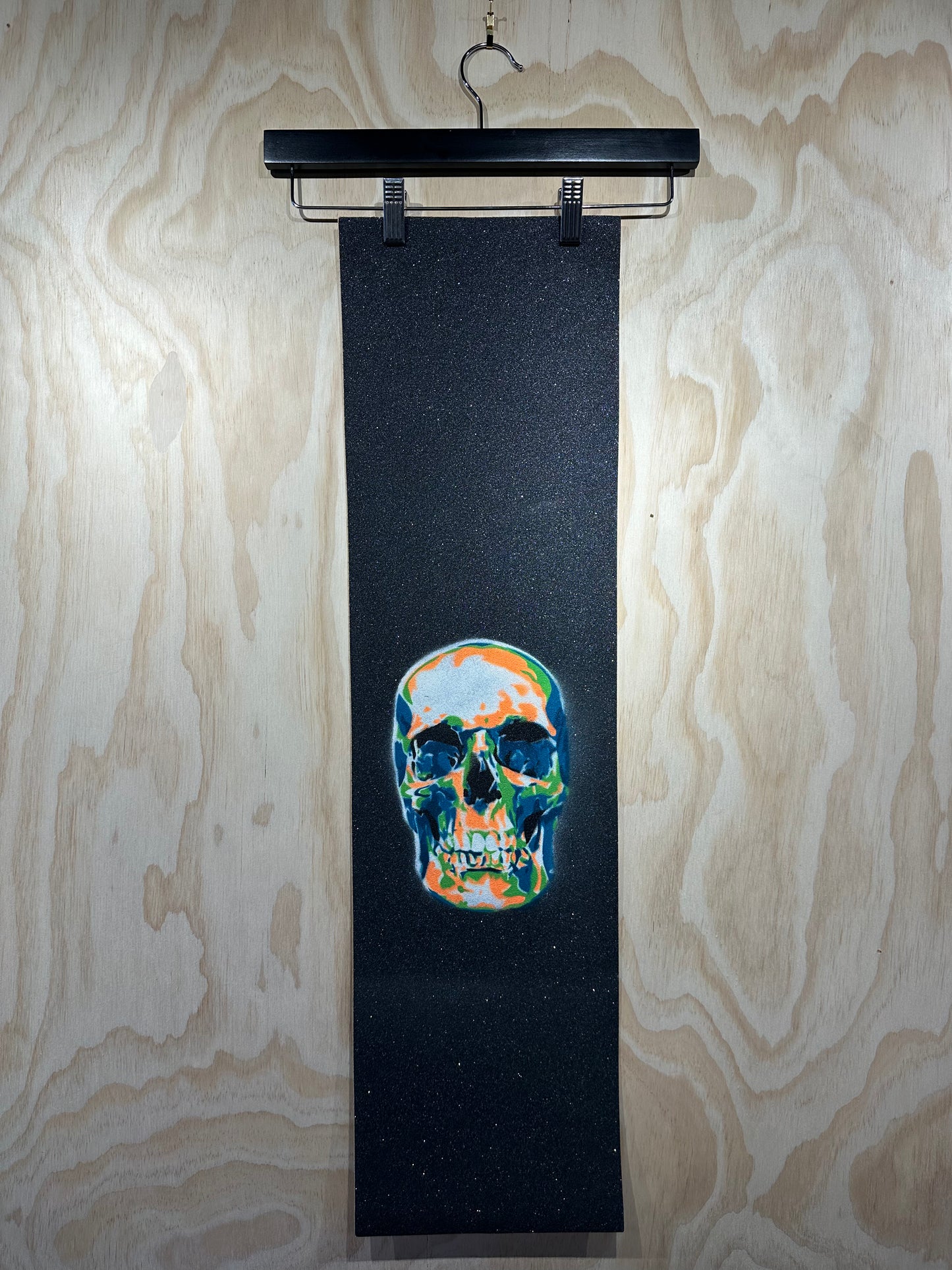 Moblow Griptape Skull Wh/Or/Bl/Grn