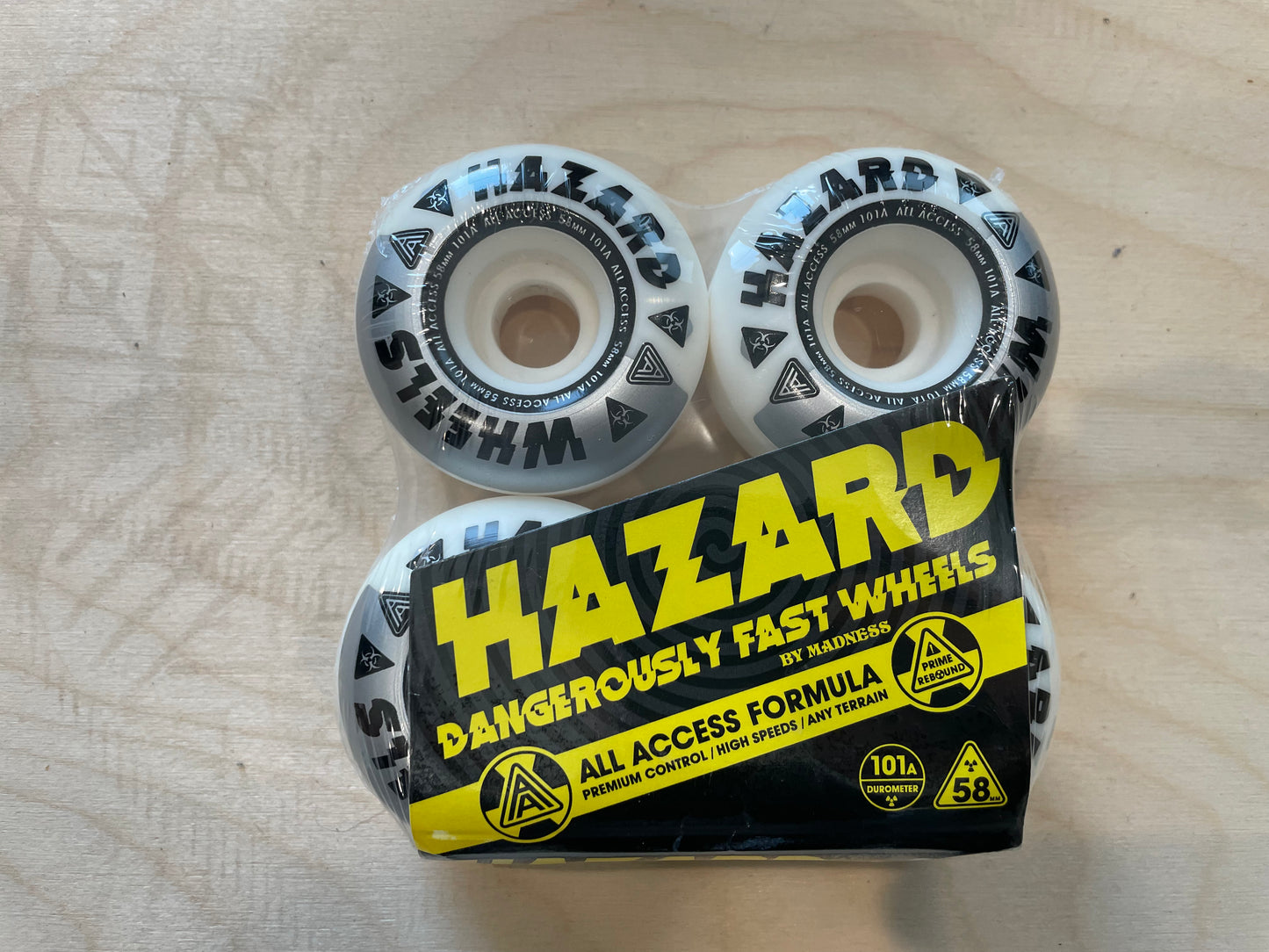 Hazard Melt Down AA Radial 101A 58mm