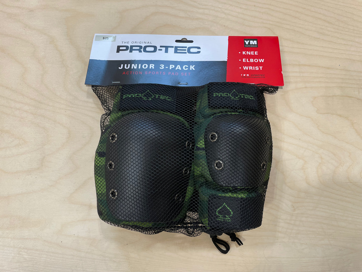 Pro-Tec Jr 3-Pack Camo YM