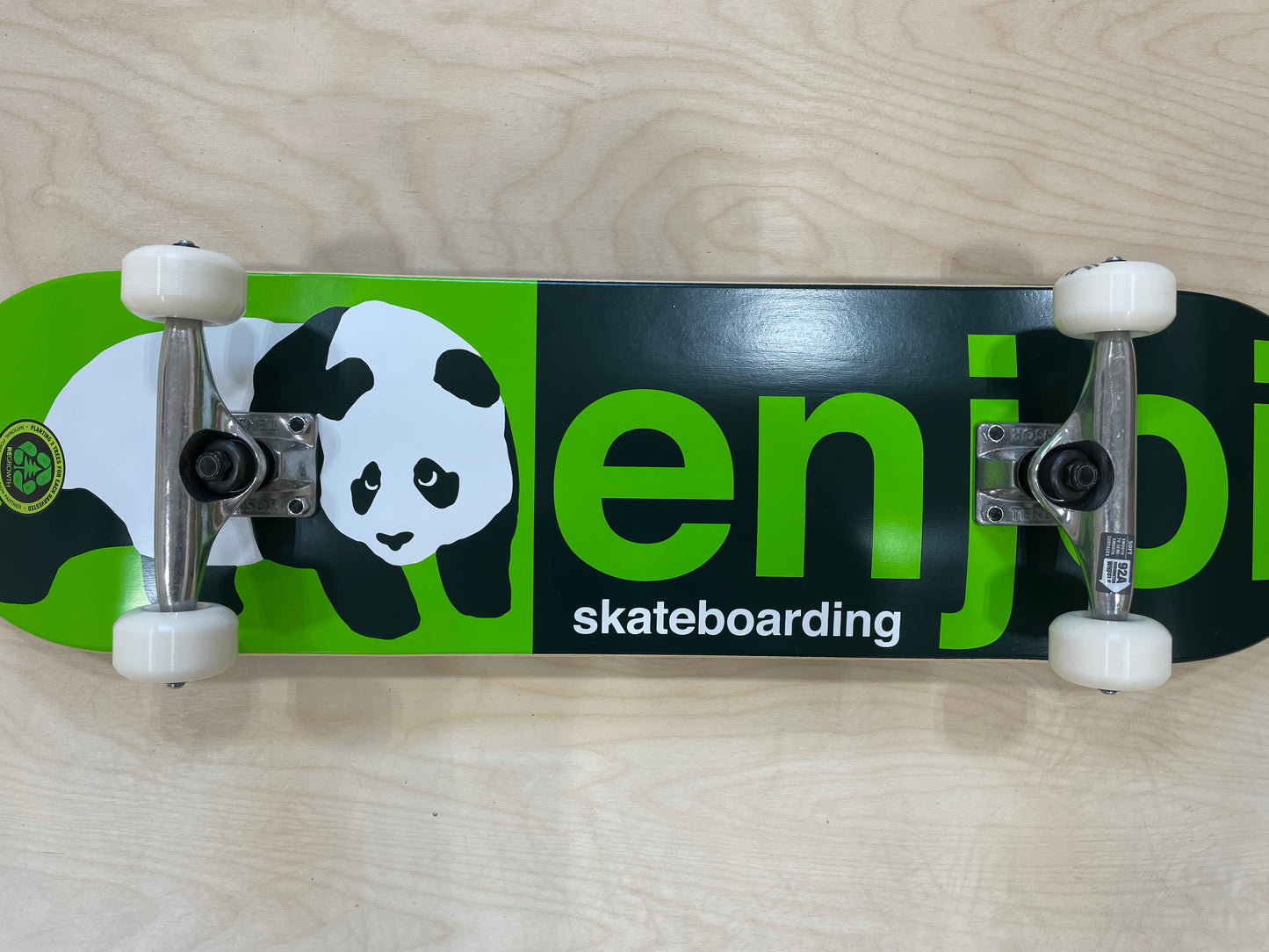 Enjoi Half and Half Green Complete 8.0