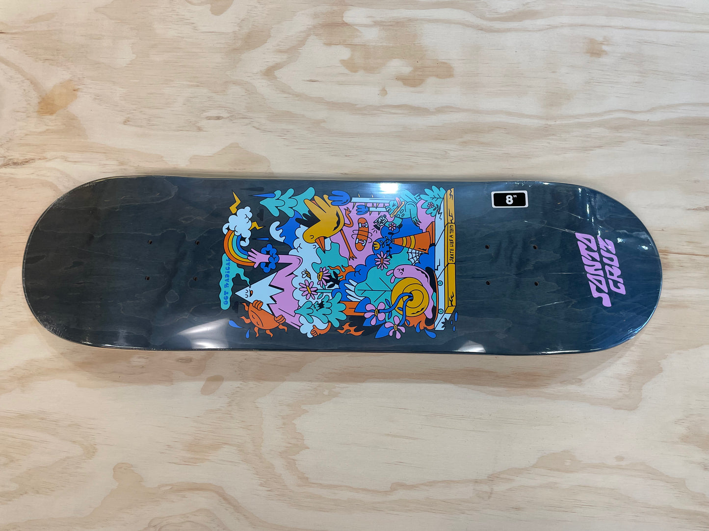 Skate Like A Girl 8.00in x 30.50in Santa Cruz Decks