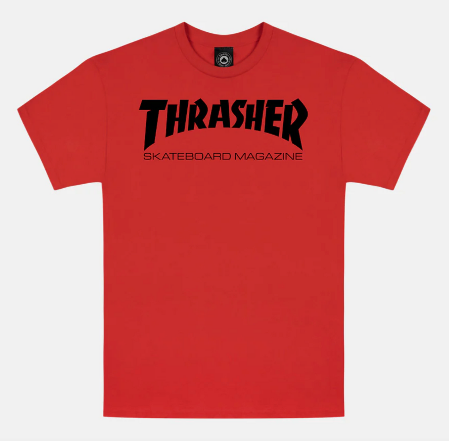 SKATE MAG T-SHIRT - RED/BLACK