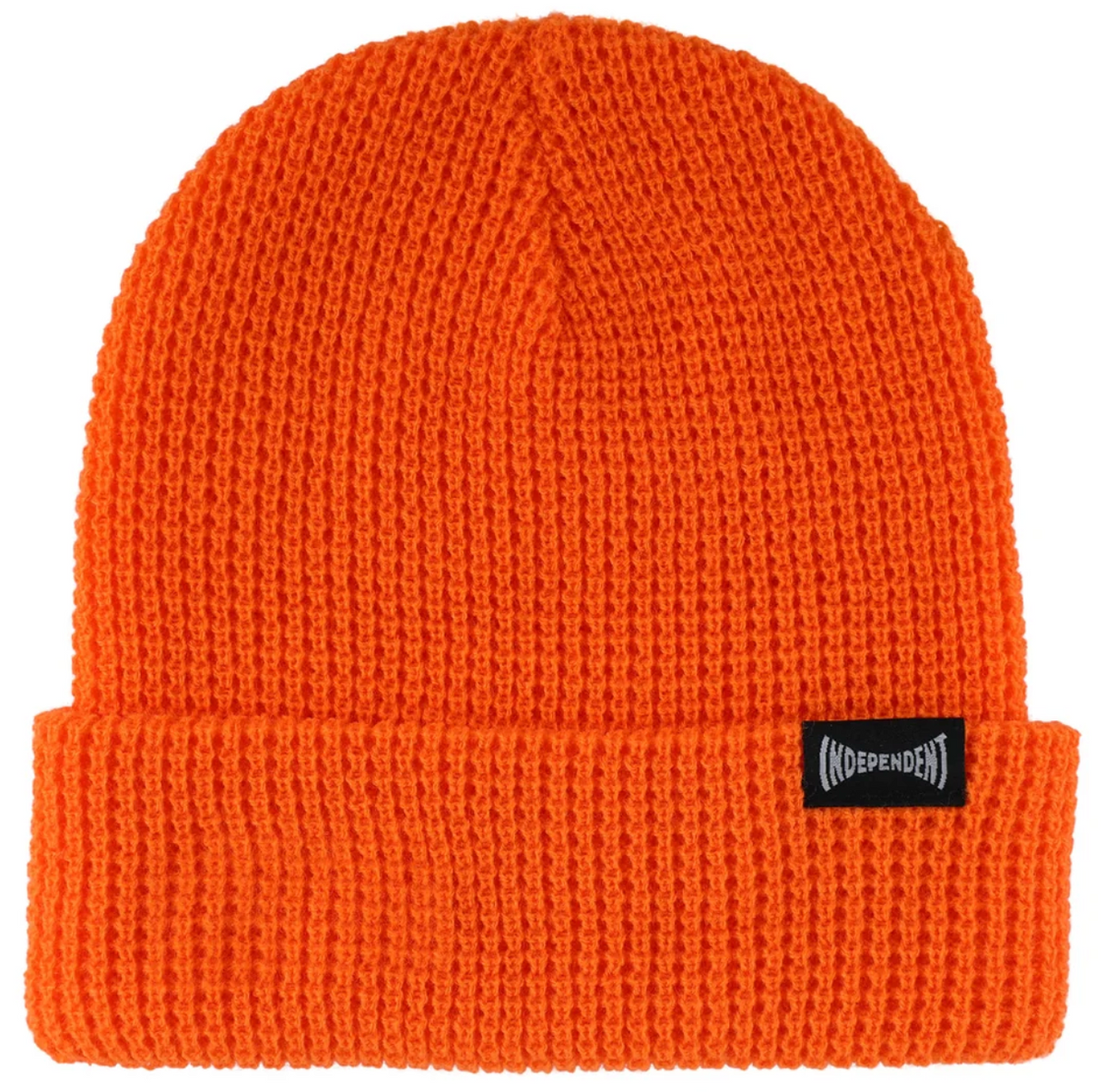 INDEPENDENT Built to Grind Waffle Beanie Hat - Orange OS Unisex