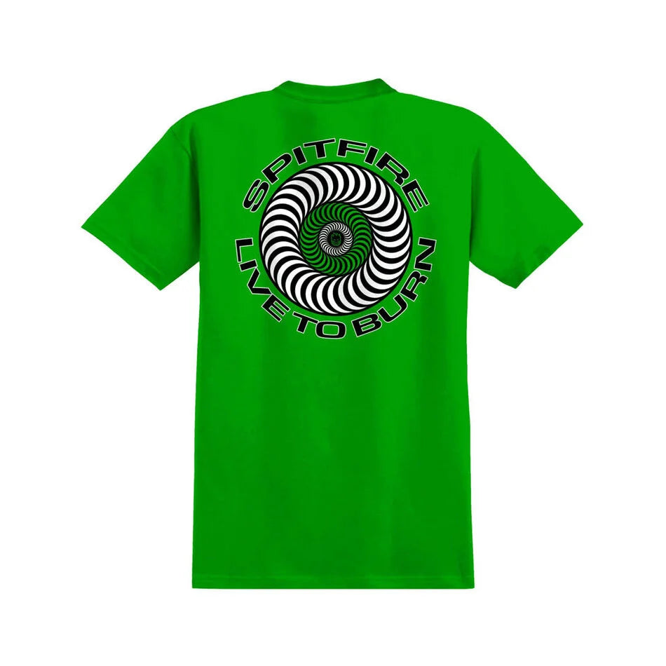 Spitfire Live to Burn Classic T-Shirt - Irish Green