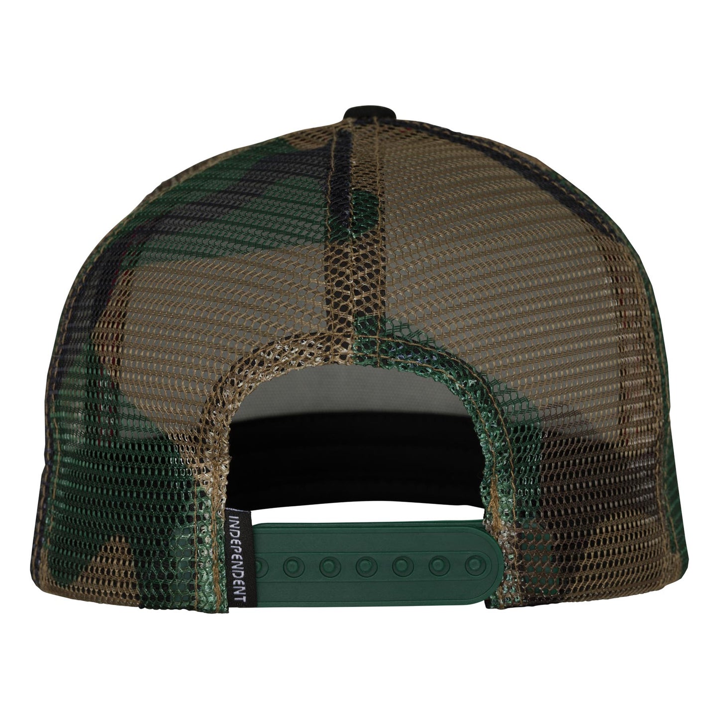 Independent  Summit Printed Mesh Trucker Unstructured Hat Black/Camo