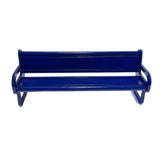 LC BOARDS FINGERBOARD METAL PARK BENCH RAMP BLUE