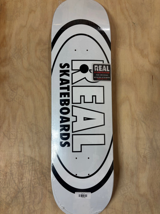 REAL TEAM CLASSIC OVAL SKATEBOARD 8.38
