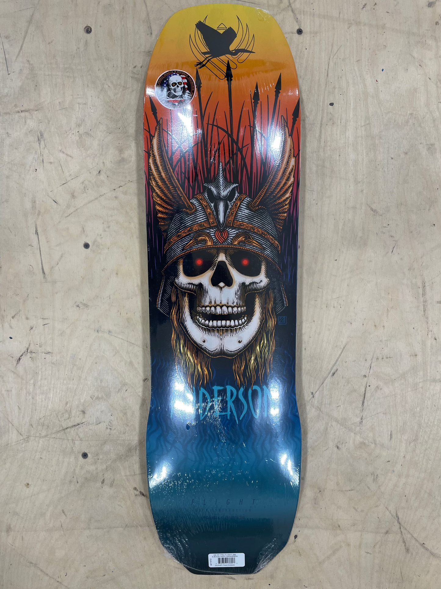 POWELL PERALTA PRO FLIGHT 8.45 ANDY ANDERSON HERON SKULL