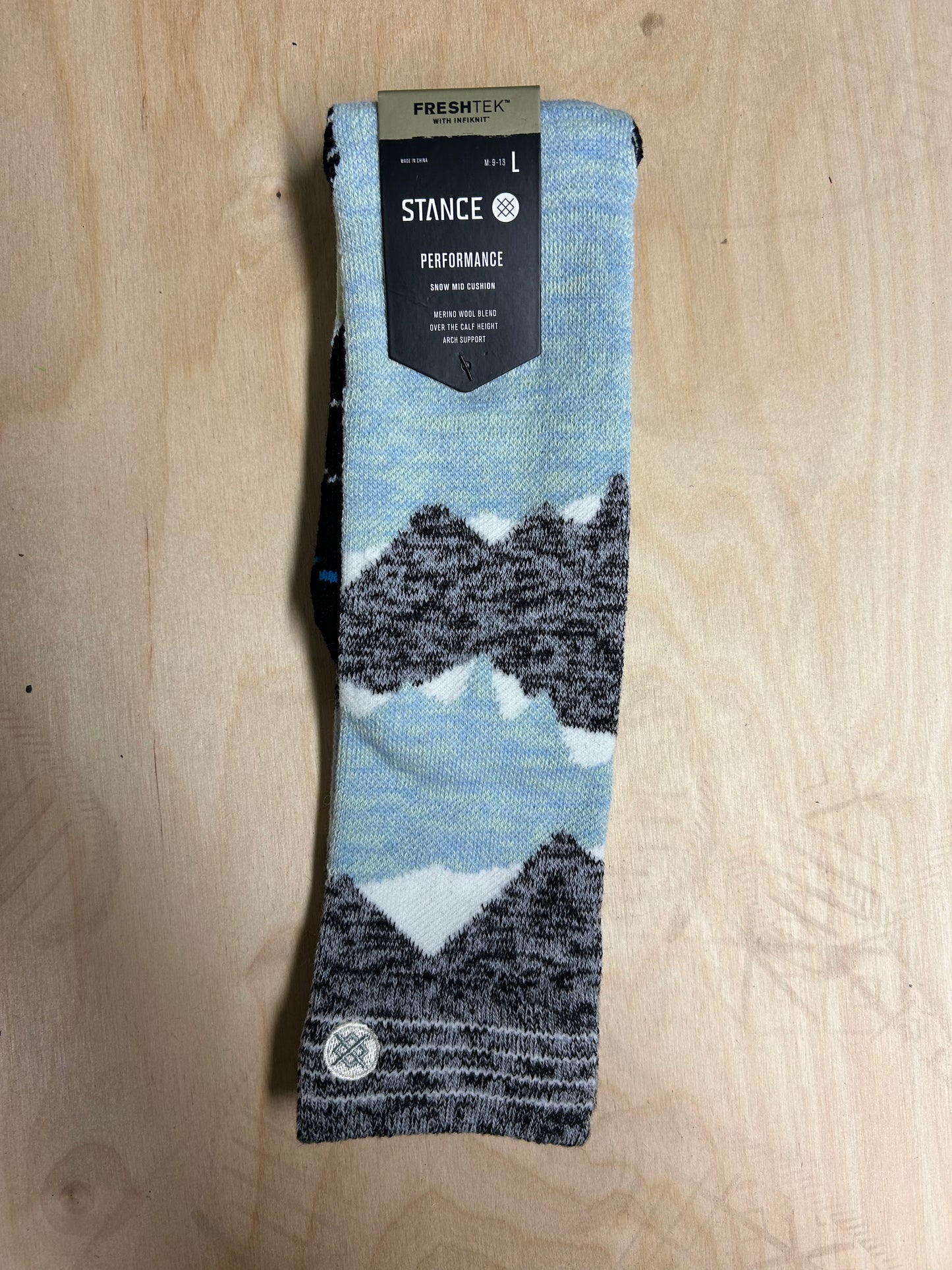 WINDY PEAKS MID WOOL SNOW - GREEN LARGE