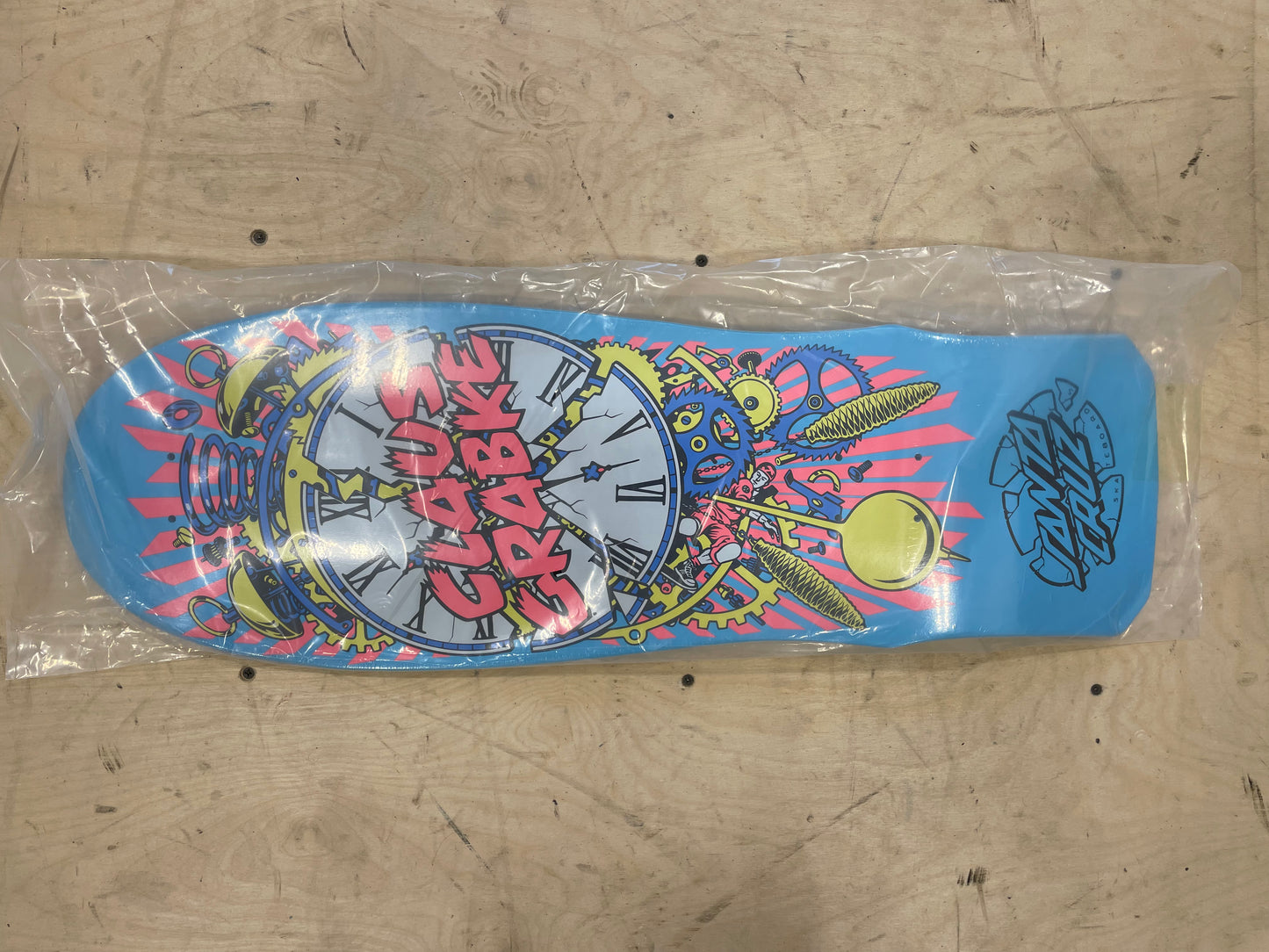 Santa Cruz Grabke Exploding Clock Reissue Deck 10