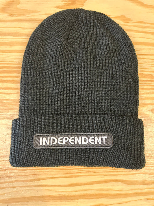 Independent Groundwork Beanie Long Shoreman Hat Black