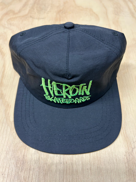 HEROIN SCRIPT NYLON SNAPBACK Black / Green