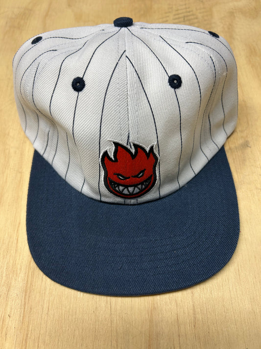 SPITFIRE LIL BIGHEAD FILL STRAPBACK HAT WHITE / NAVY / RED