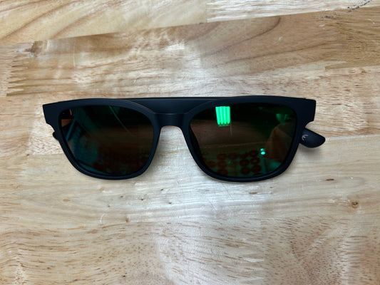 EZRA Black Matte / Emerald Polarized