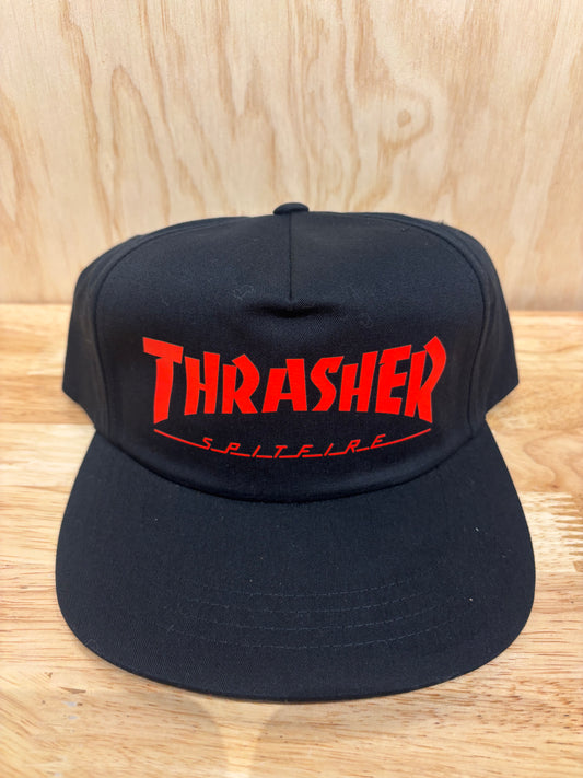 Thrasher X Spitfire- Snapback- Black