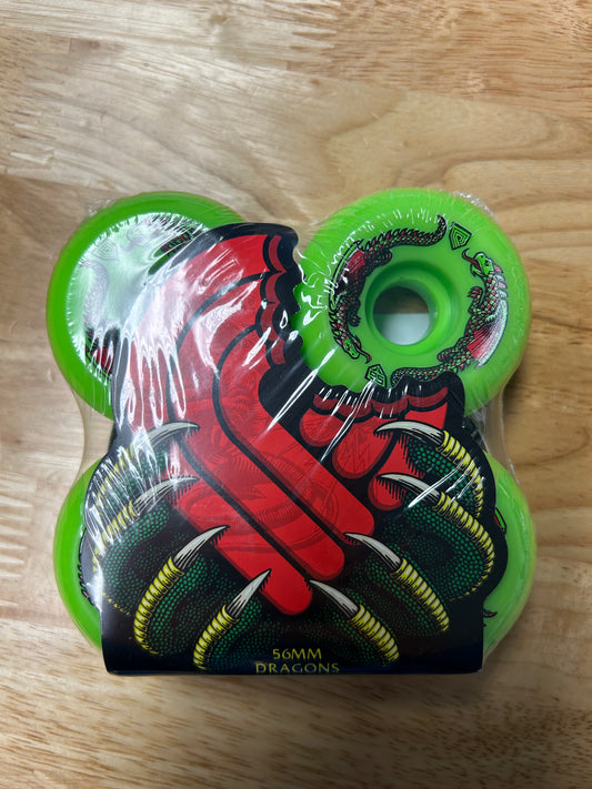 Powell Peralta DRAGON FORMULA 56 93A GREEN 4PK