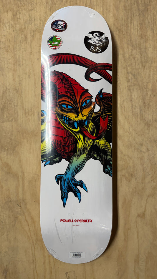 PP Caballero Yellow Fade 8.75 White Skateboard Deck