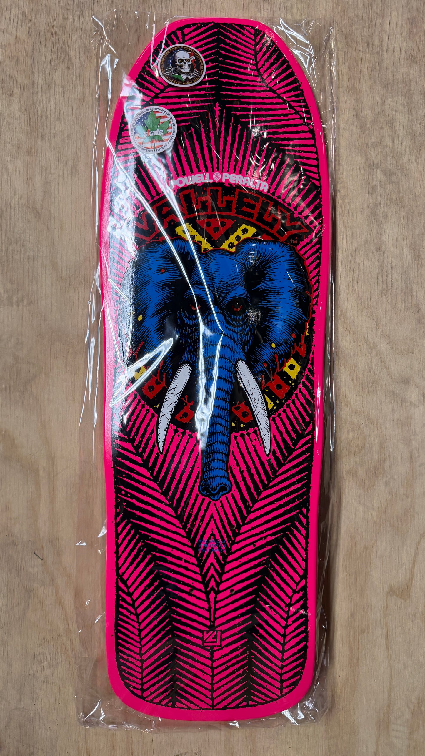 PP Vallely Elephant 9.85 Pink Skateboard Deck
